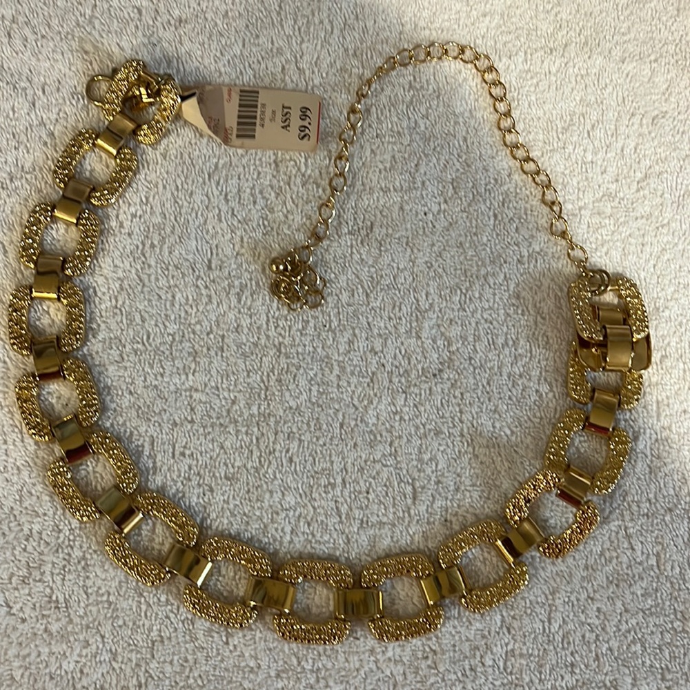 Gold waist belt